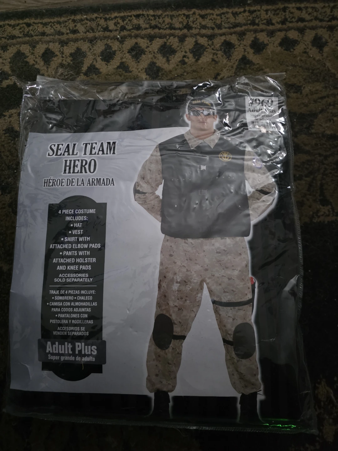 Seal Team Hero Adult Plus Costume - photo 4