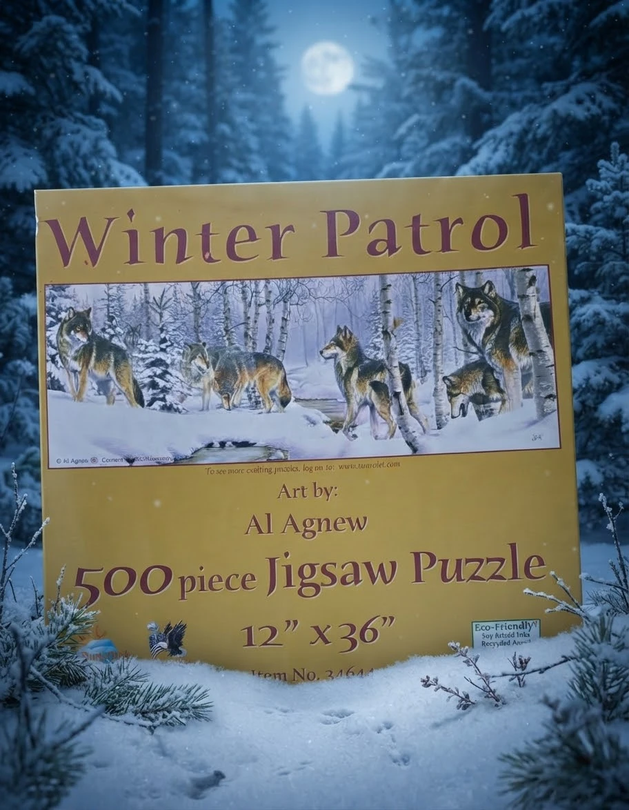 Al Agnew Winter Patrol 500 Piece Puzzle