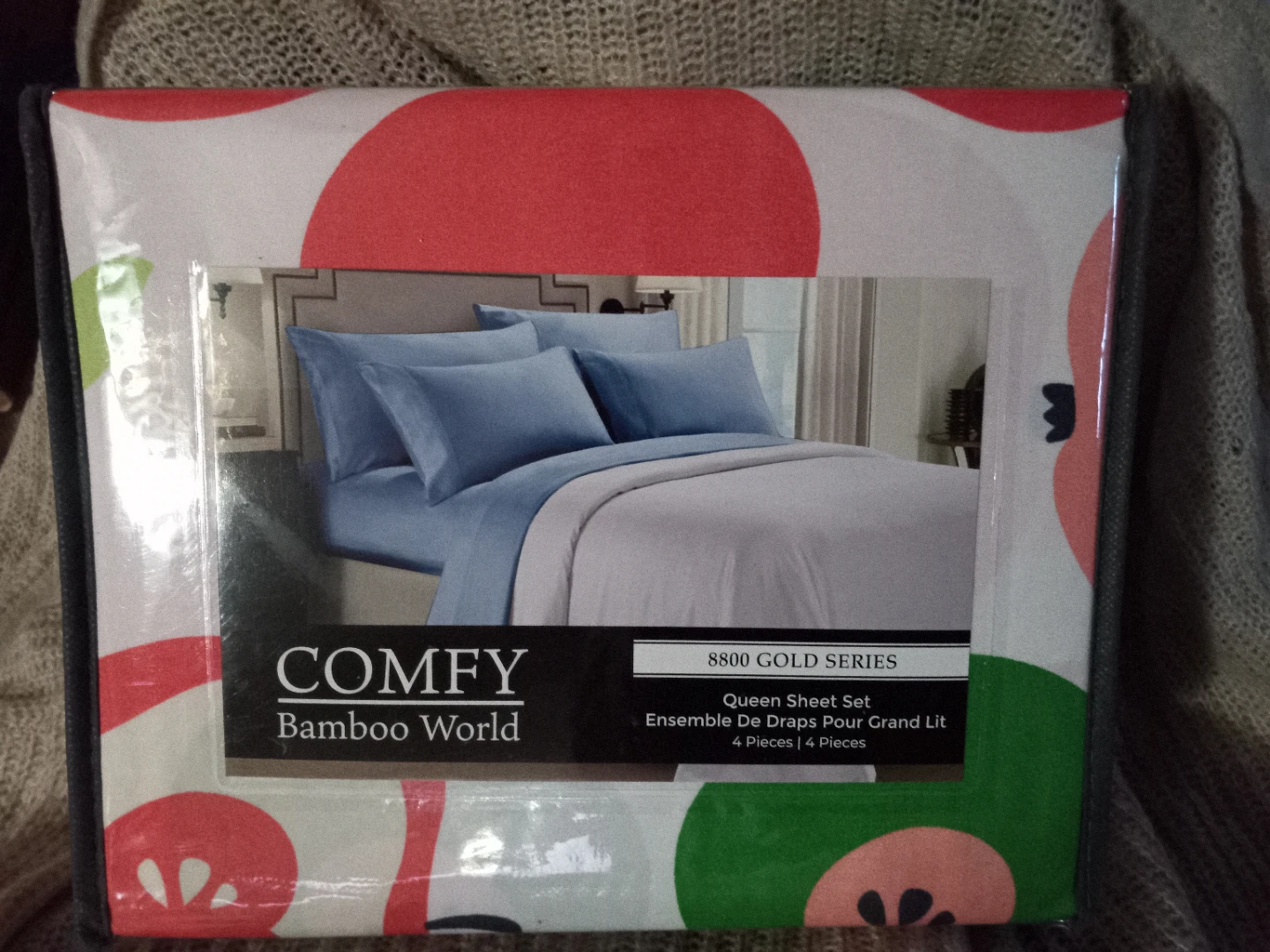 Comfy Bamboo World 8800 Gold Series Queen Sheet Set