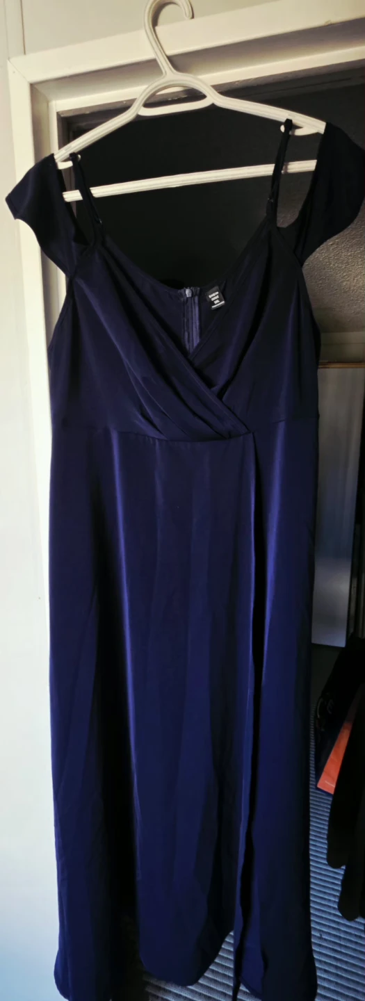 SHEIN Curve Navy Blue Dress
