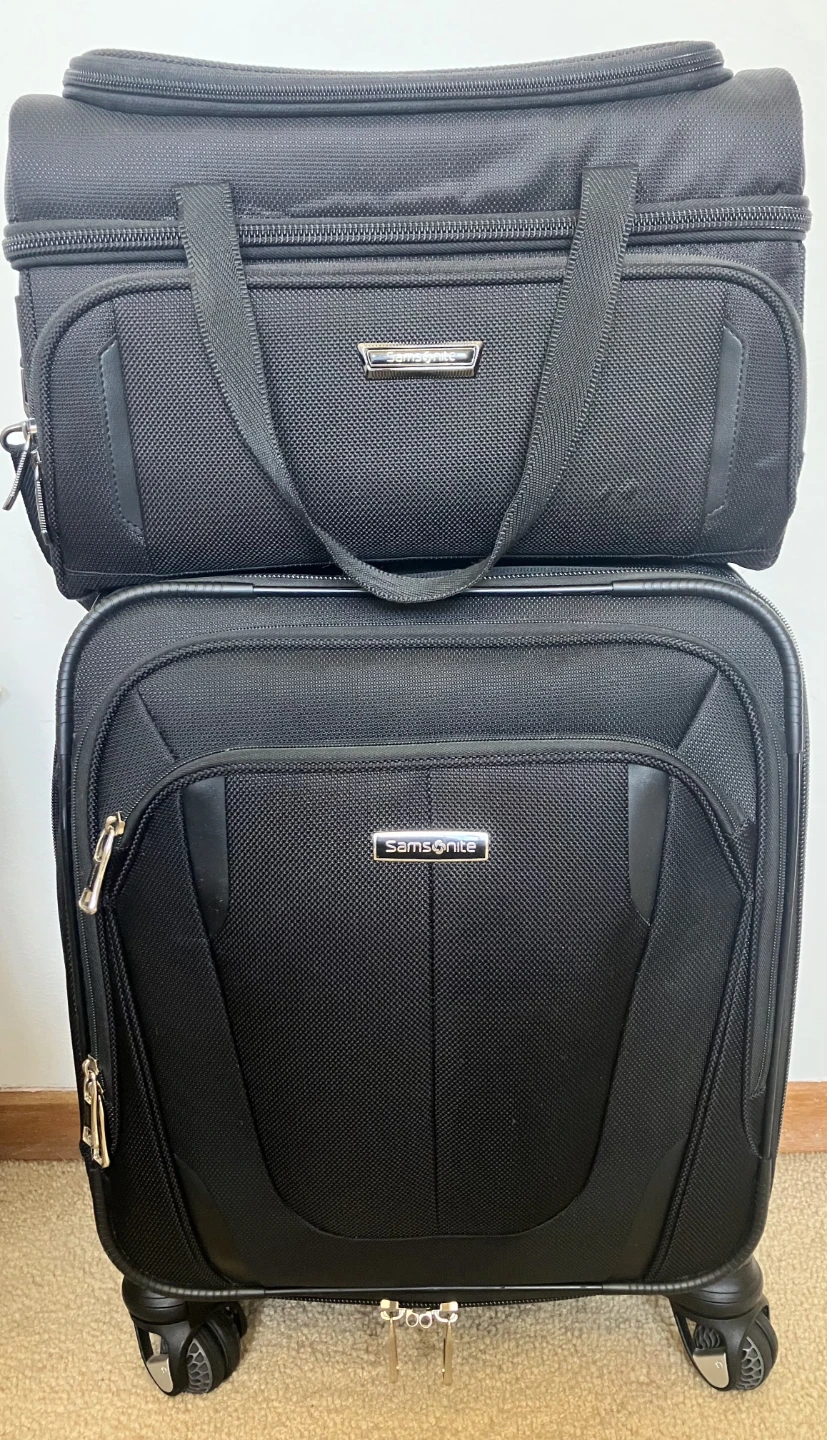 Samsonite Carry-On Luggage and Boarding Bag Set