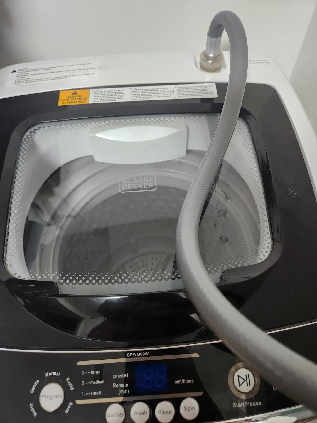Black decker fully automatic washing machine dryer - photo 5
