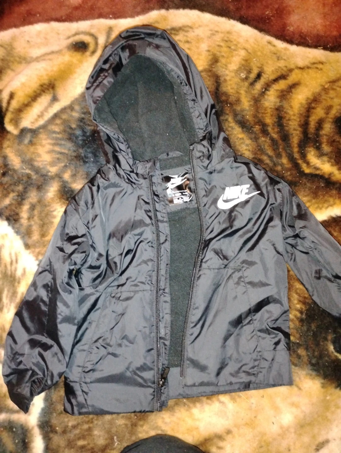 Nike Toddler Hooded Jacket Black