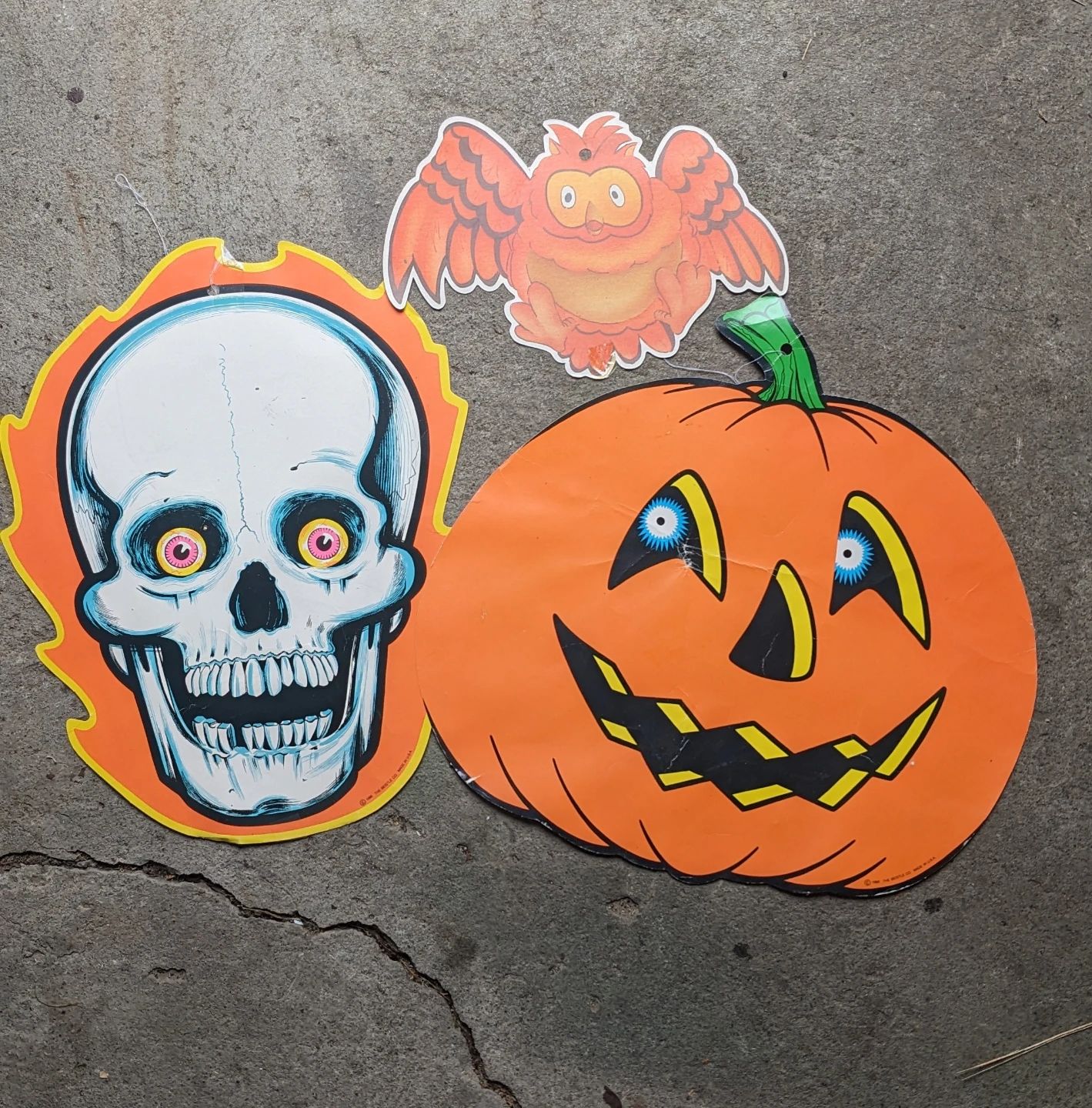 Vintage 1986 Beistle Halloween Decorations