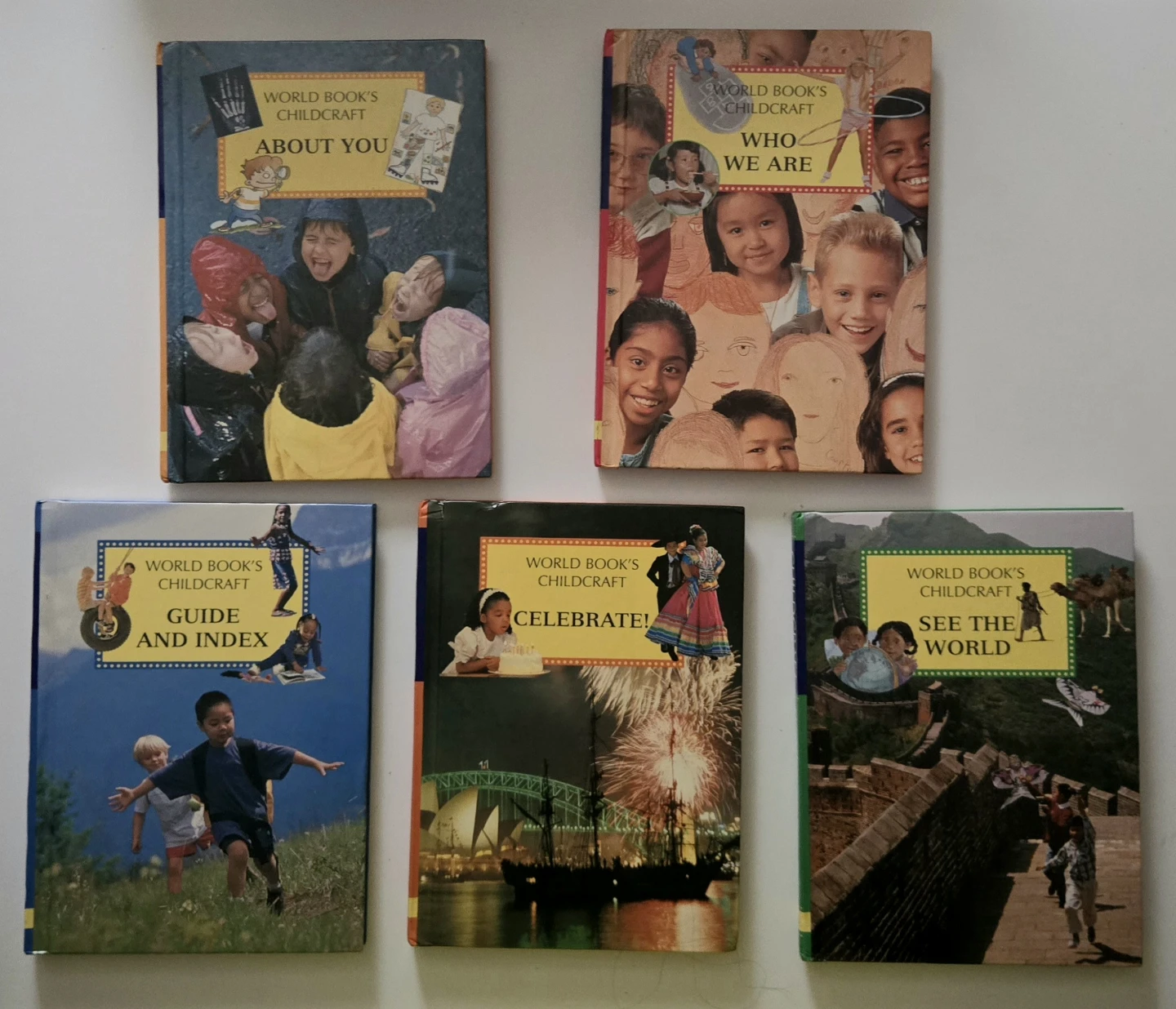 5 World Book Childcraft Reference Books