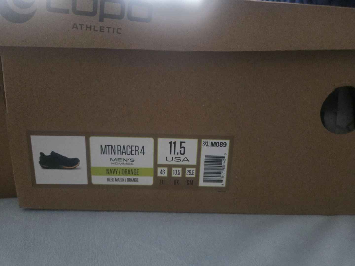 Topo Athletic MTN Racer 4 Men's Shoes Navy Orange 11.5 - photo 4