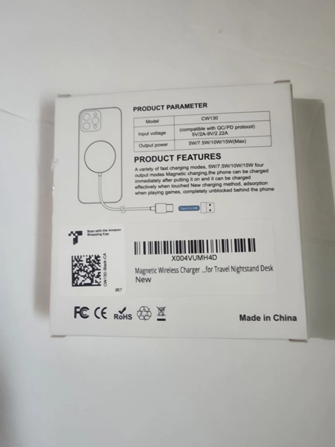 Magnetic Wireless Charger CW130 - photo 2