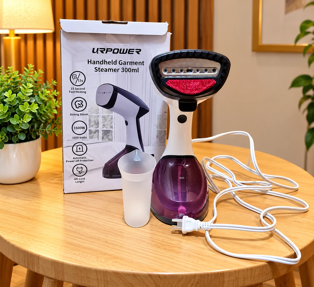 URPOWER Handheld Garment Steamer 300ml