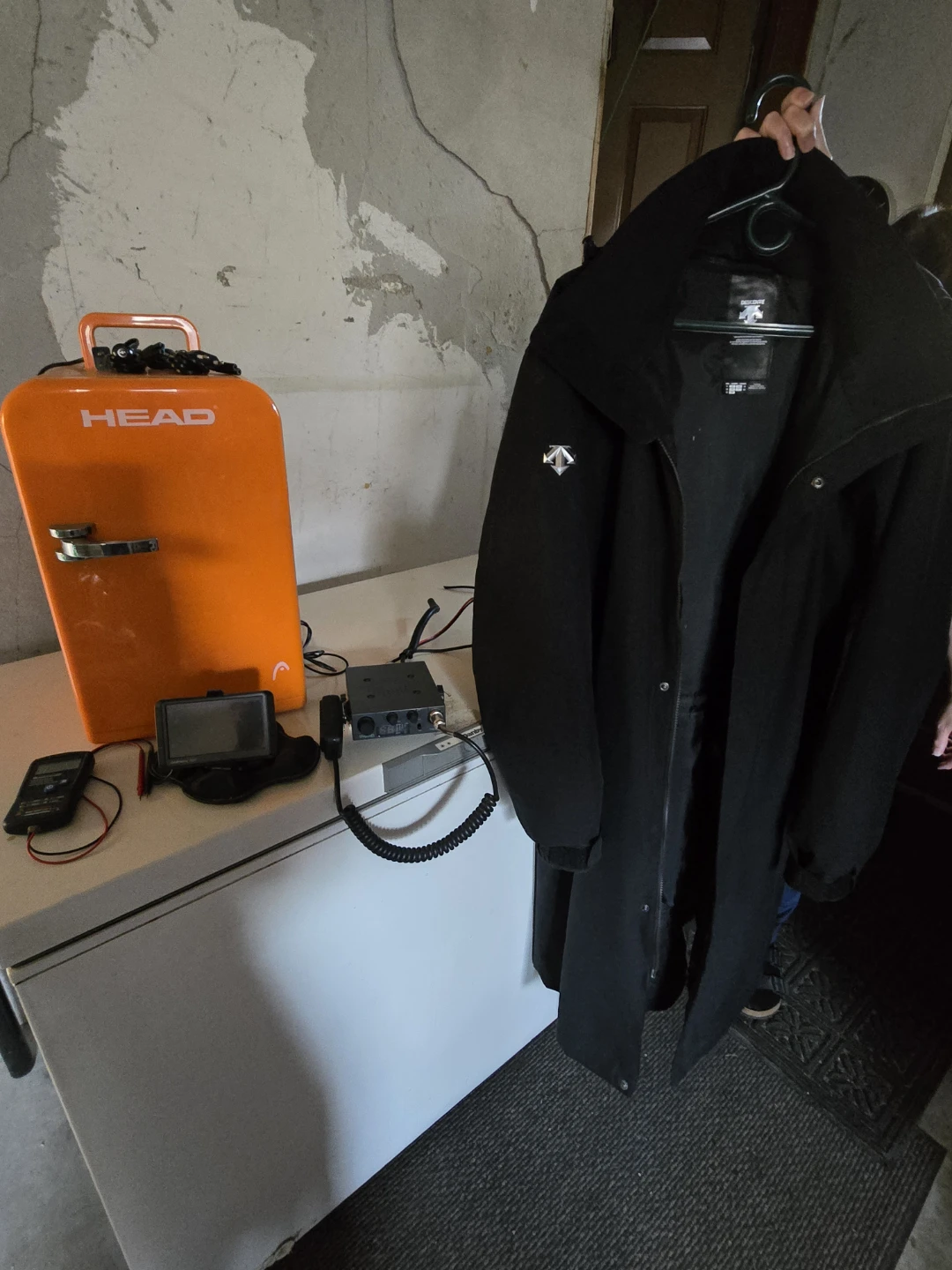 Men's Winter Jacket/ Bar Fridge or Heater/ Multimeter/GPS/ CB