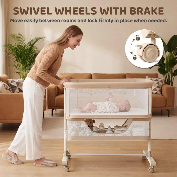 New<> Baby Bedside Bassinet with Mosquito Net - photo 3