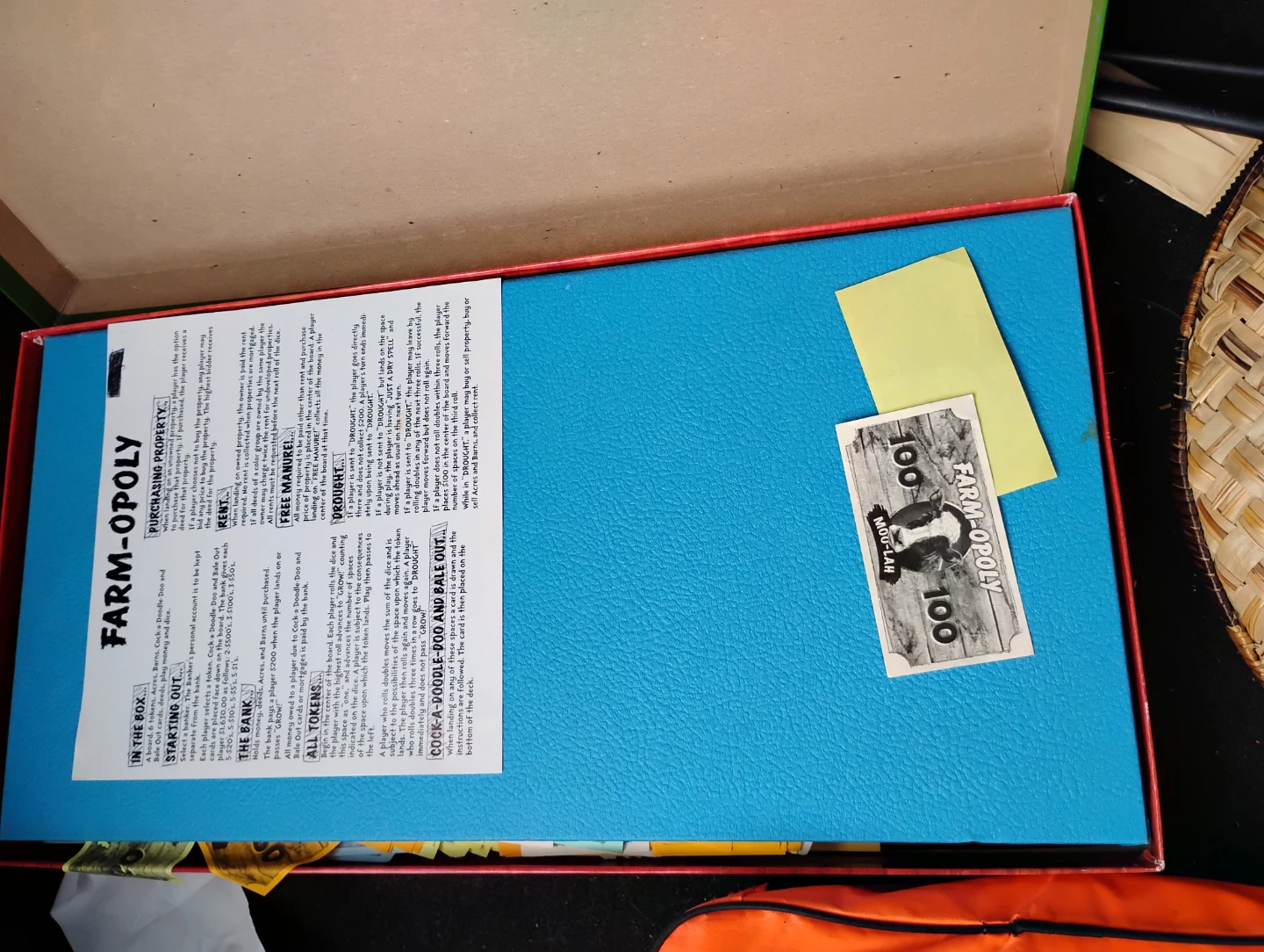 Late for the Sky Farm-Opoly Board Game - photo 4