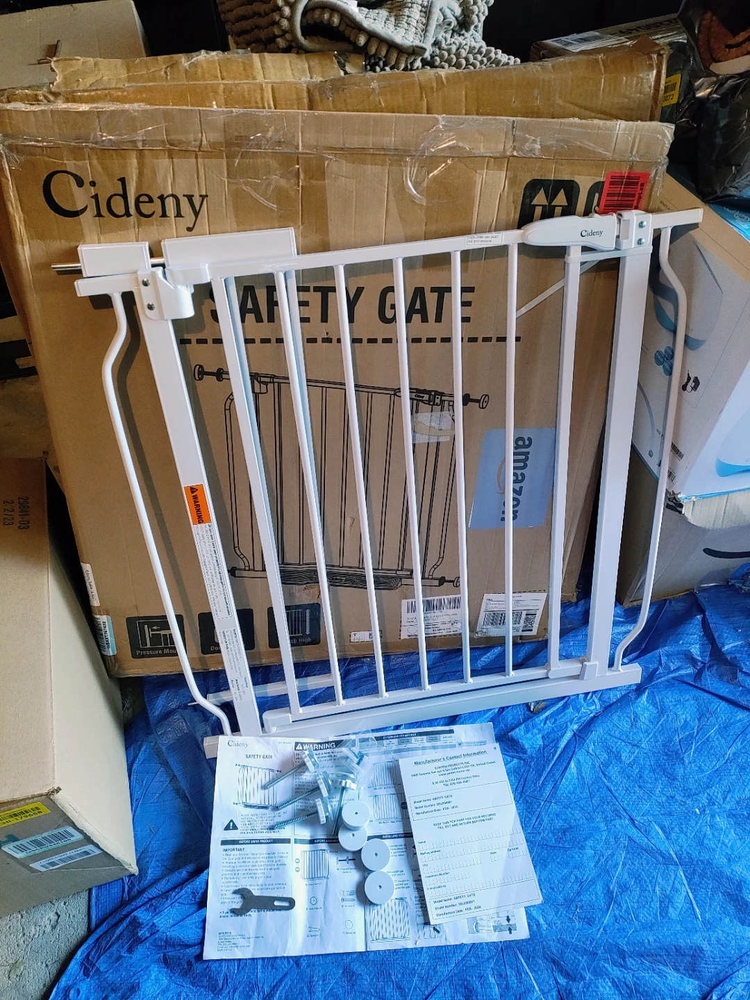 Cideny Baby Gate No Drilling, 29"-40" Auto Close