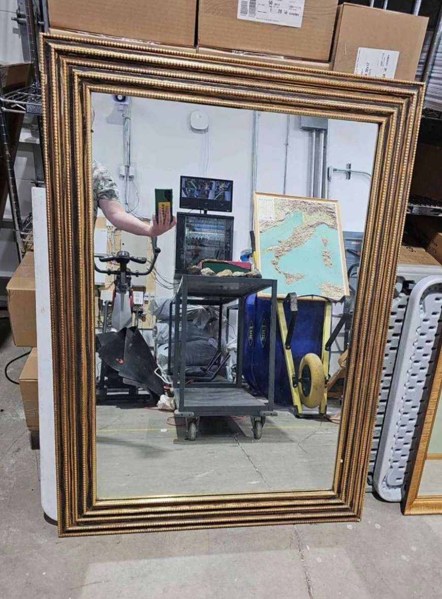 Vintage Ornate Gilt Mirror