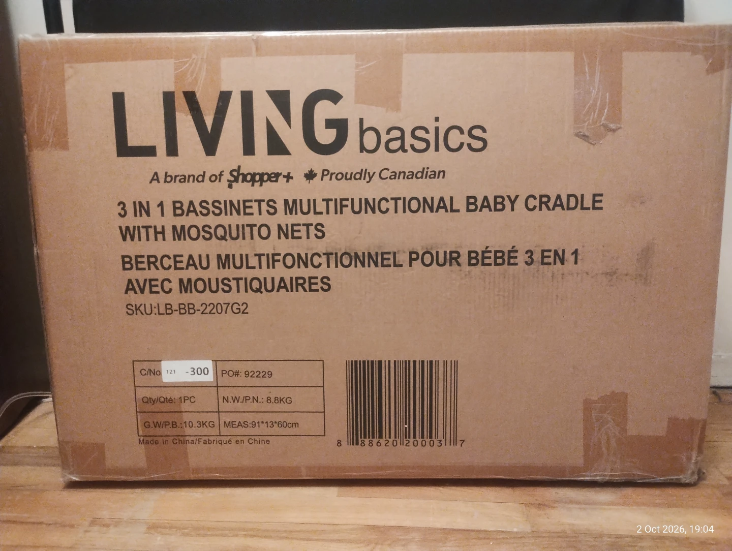 LIVINGbasics 3-in-1 Baby Bassinet / Playard + Changing Table - photo 2