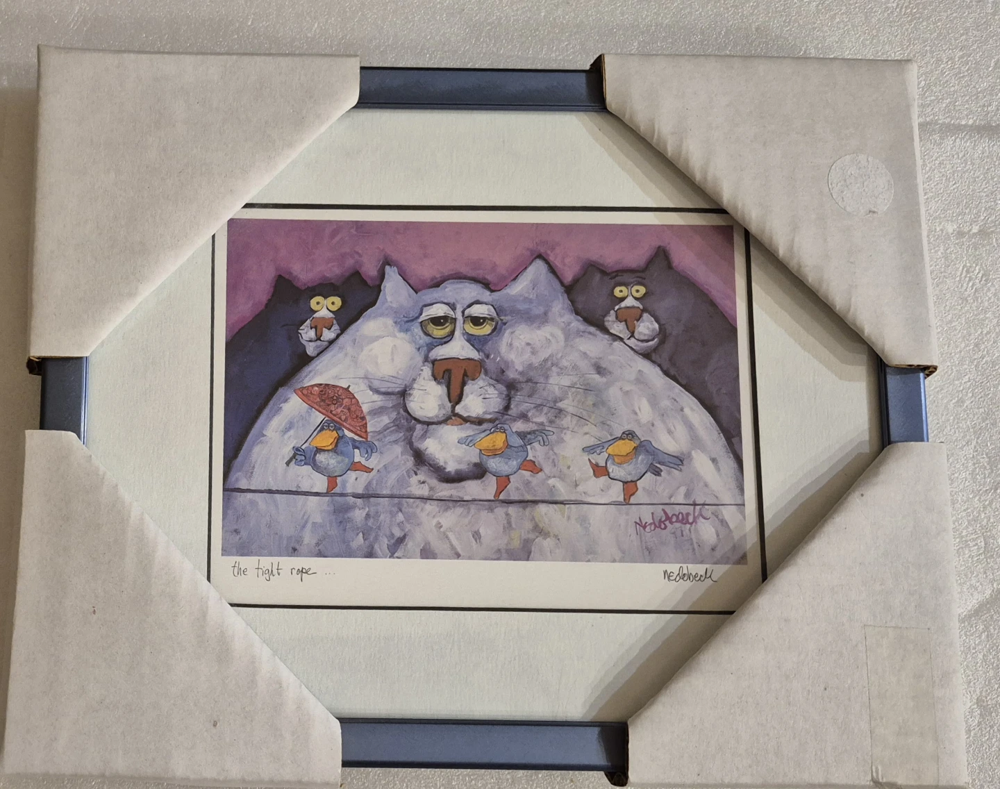 Nedobeck The Tight Rope Framed Art (Skokie)