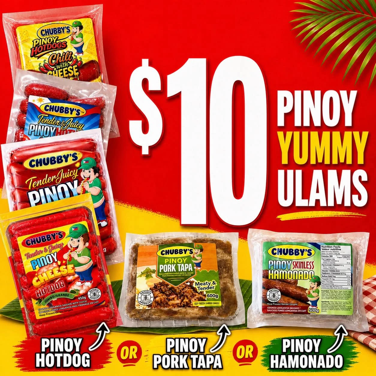 Chubby's Pinoy Frozen Meat Selection