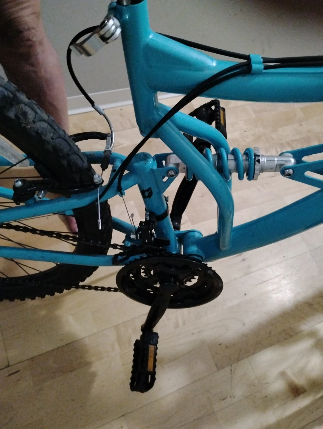 Blue Mountain Bike with Dual Suspension - photo 4
