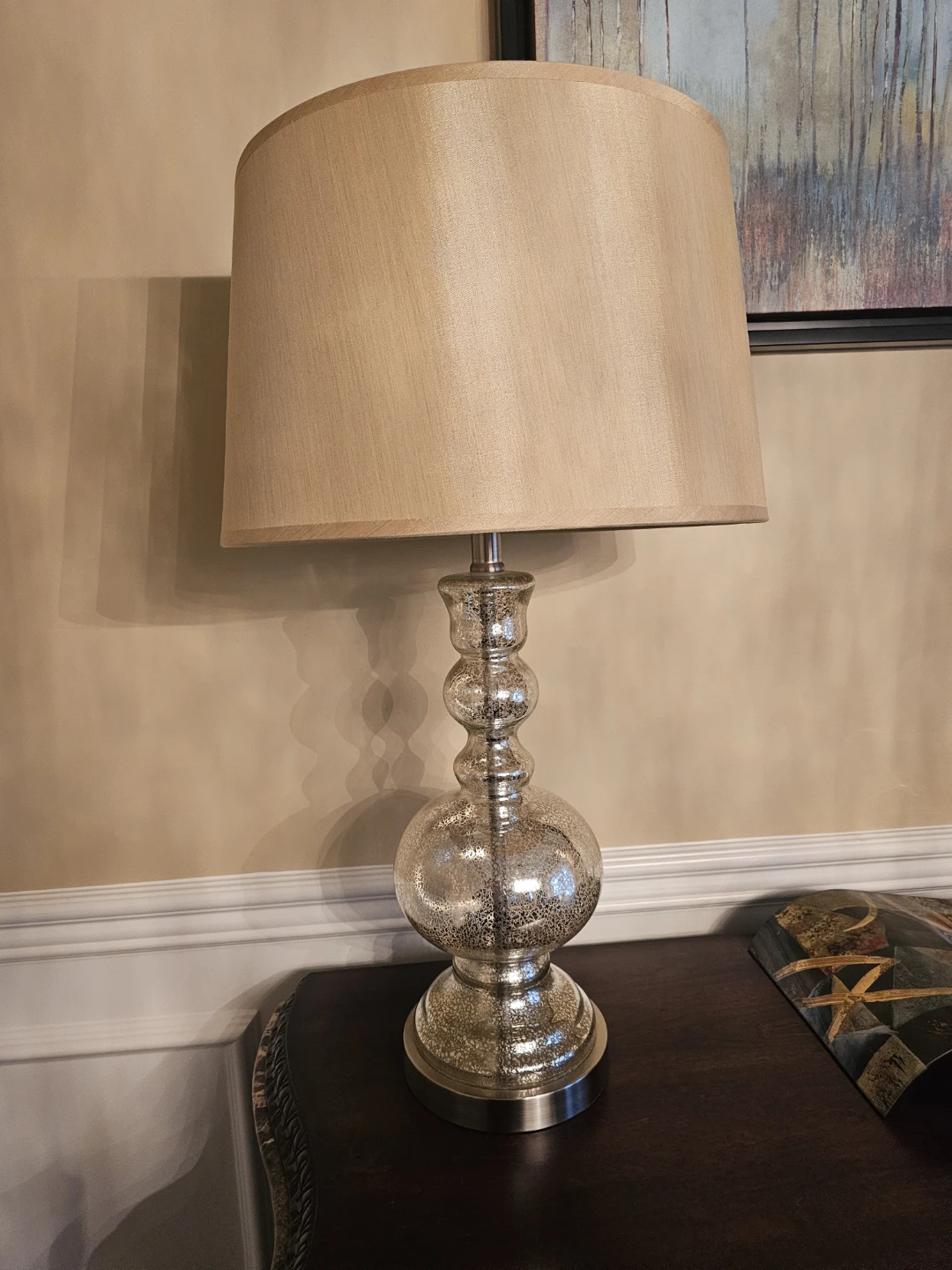 Mercury Glass Table Lamp - photo 2