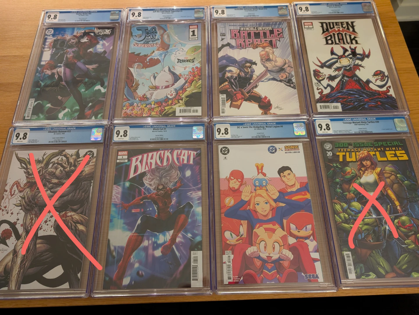 CGC 9.8 graded comics