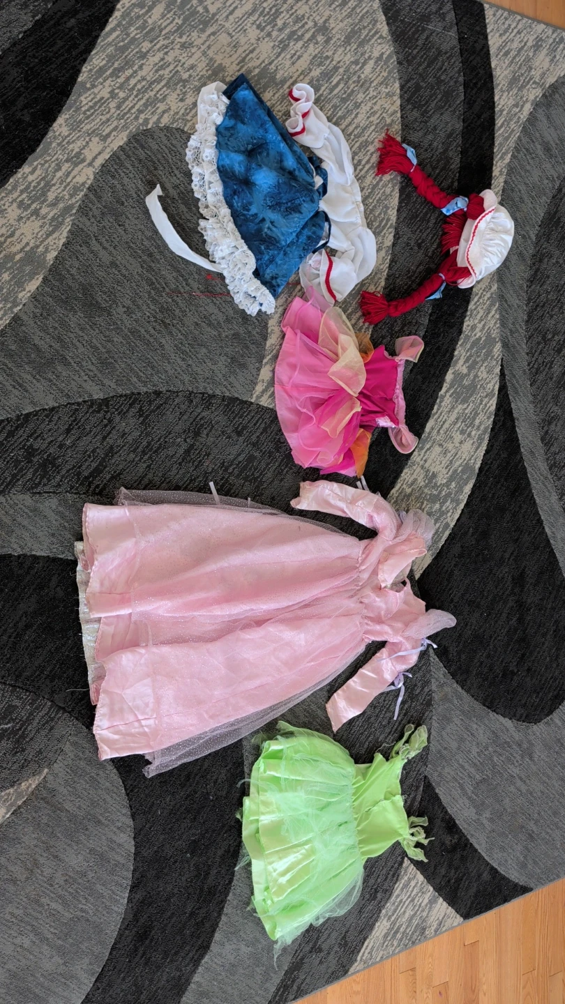 Set of 4 Kids Princess Dress-Up Costumes - photo 2