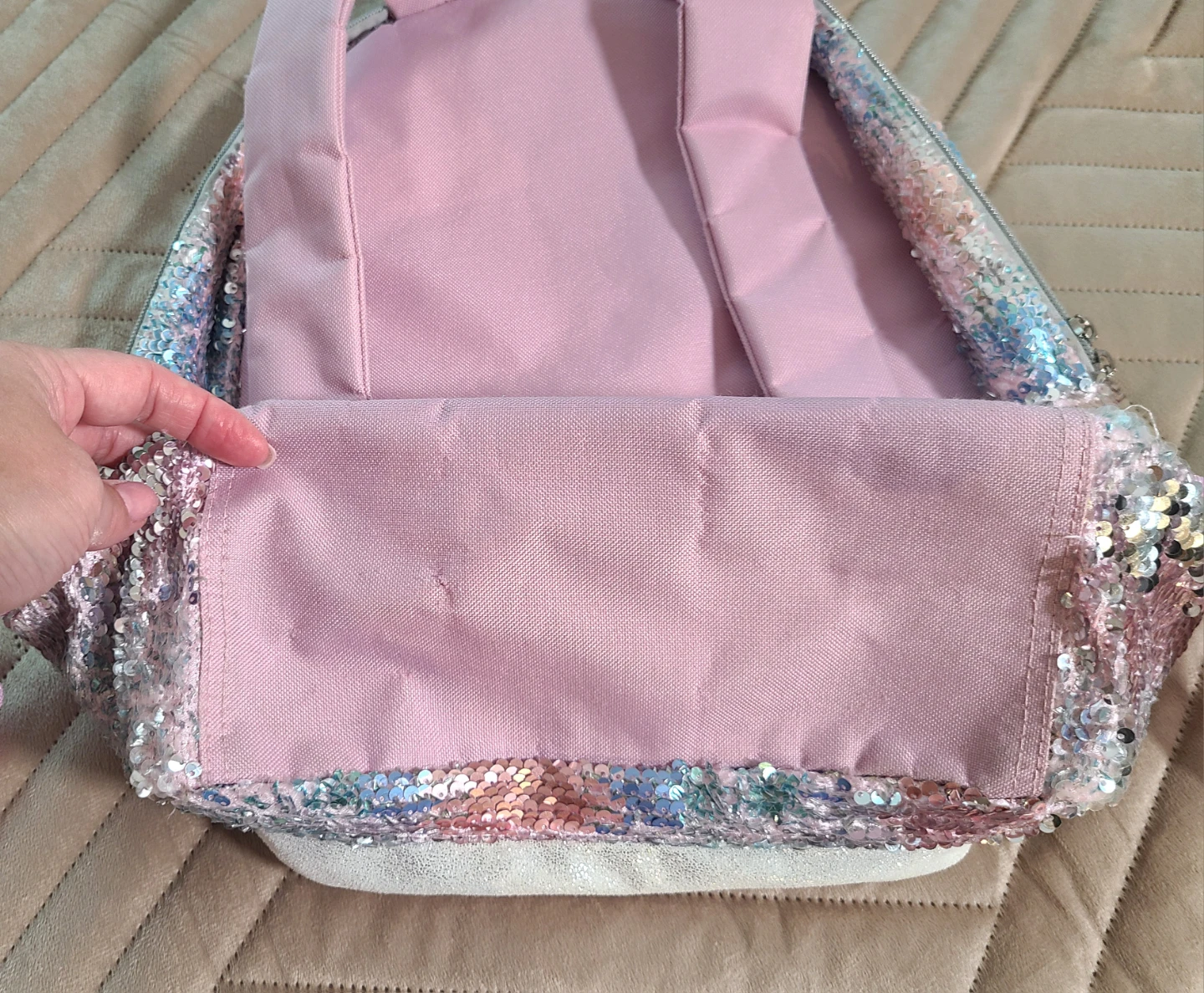 Iridescent Sequin Backpack - photo 5