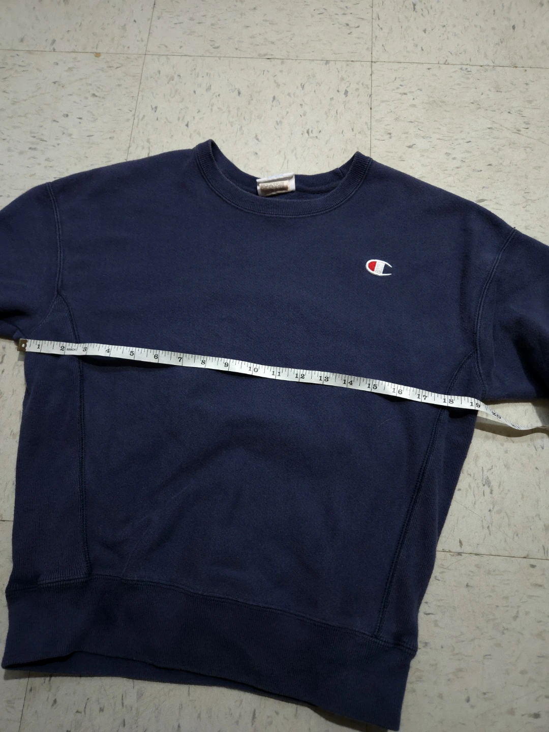 Champion navy blue Sweatshirt - Small - photo 5