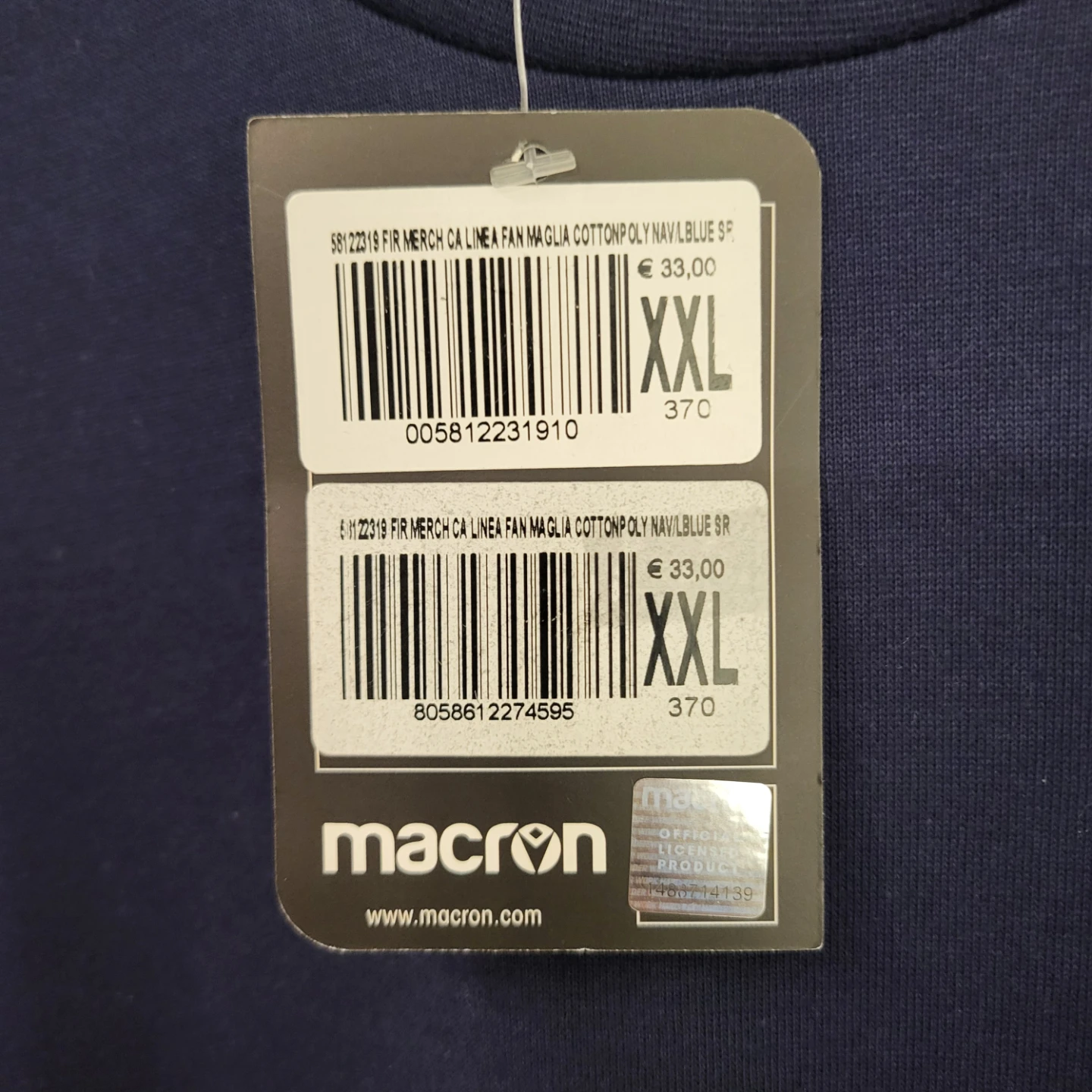 Macron FIR Italia Rugby Fan Shirt - photo 3