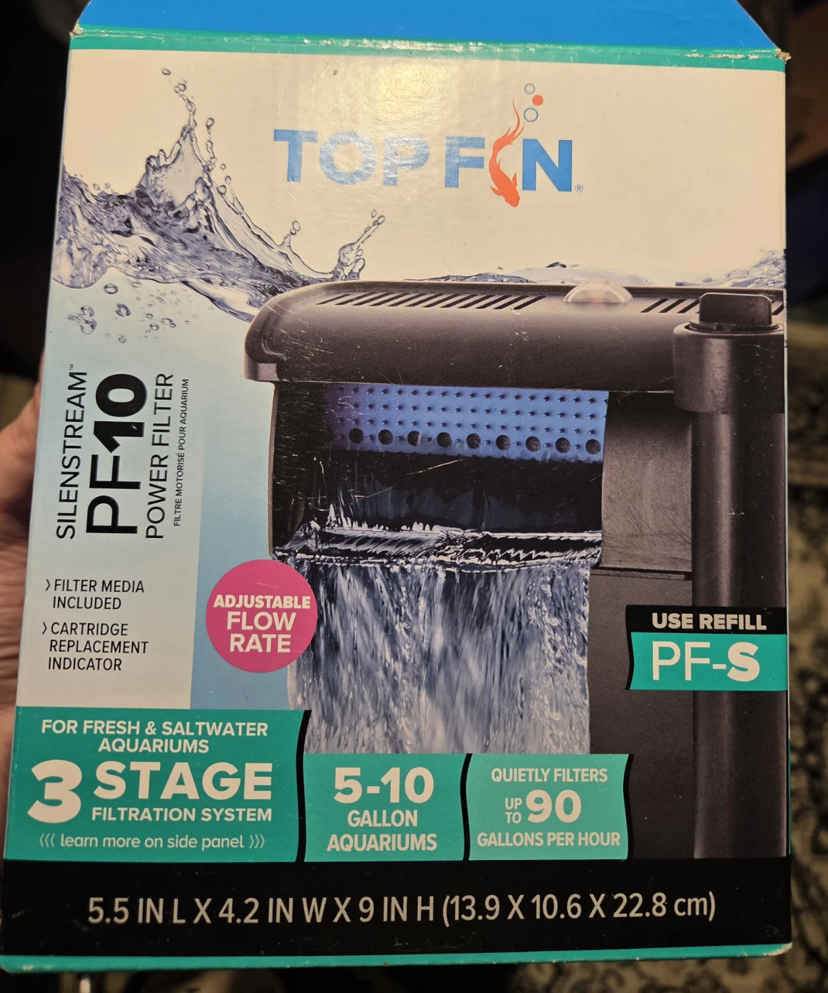 Top Fin Silenstream PF10 Power Filter
