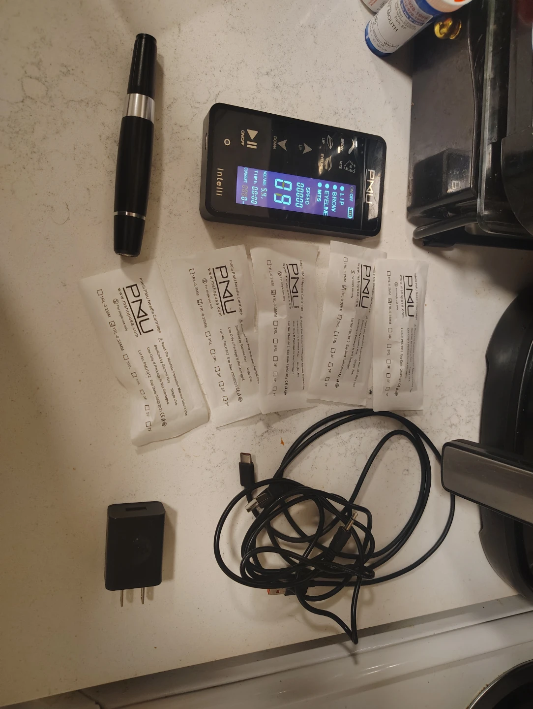 PMU Intelli Permanent Makeup Machine Set - photo 3