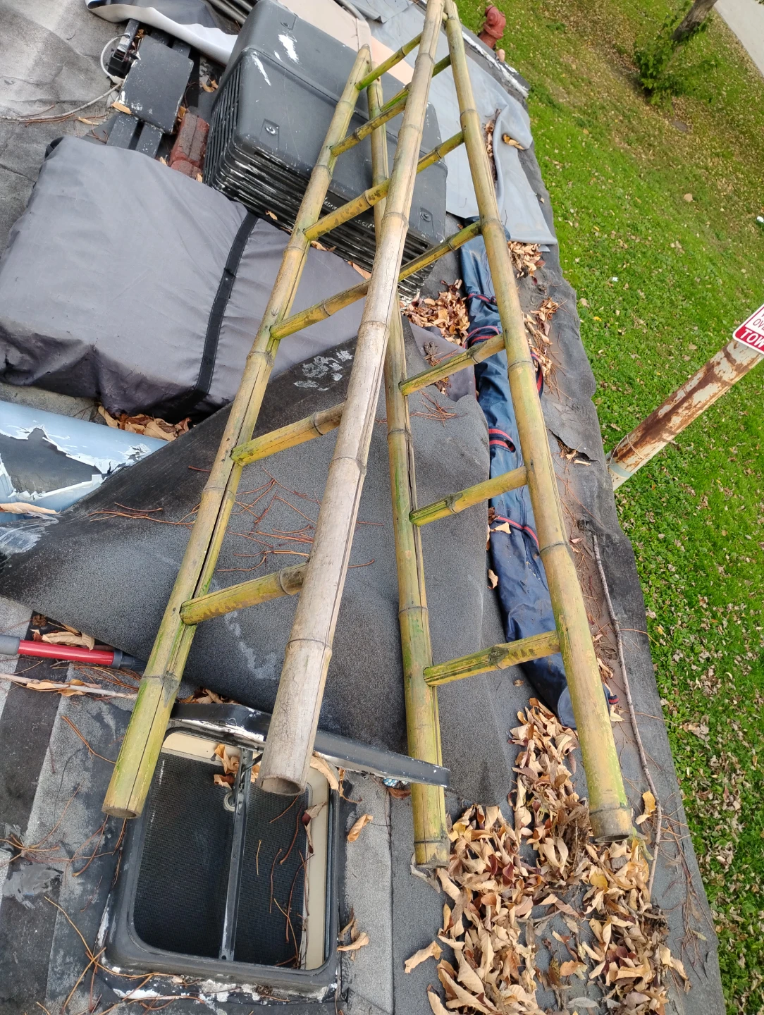 Rustic Bamboo Ladder - photo 2