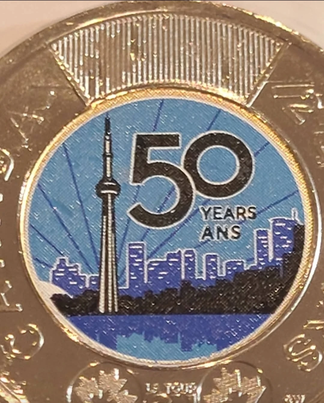 Two varities of CN tower toonies