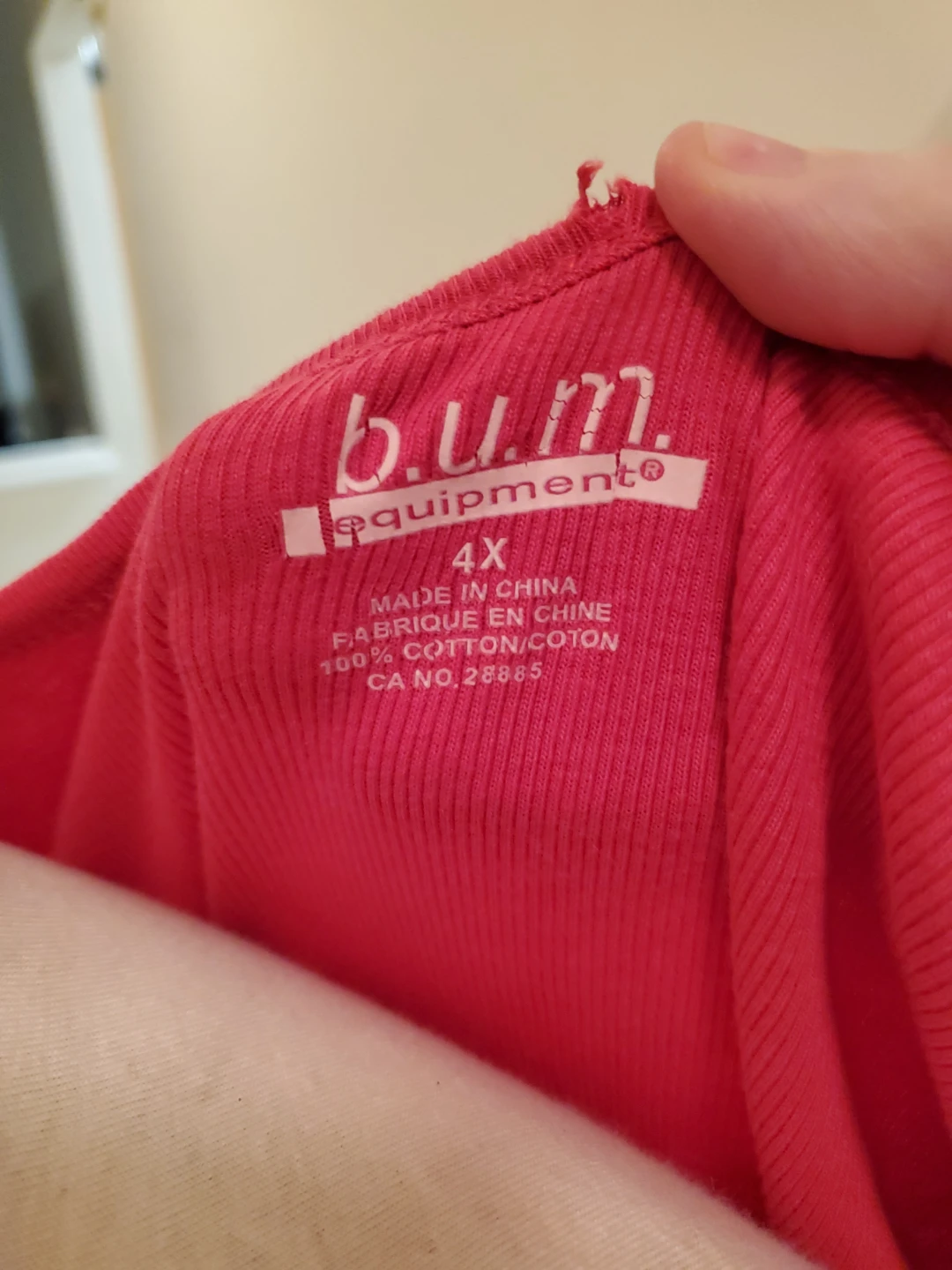 B.U.M. Equipment Red Tank Top - photo 3