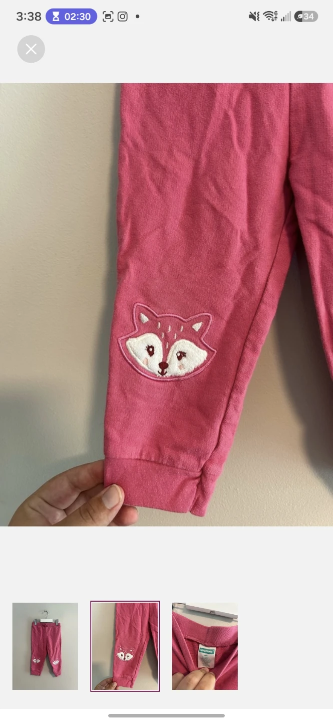 Garanimals pink fox leggings - photo 2