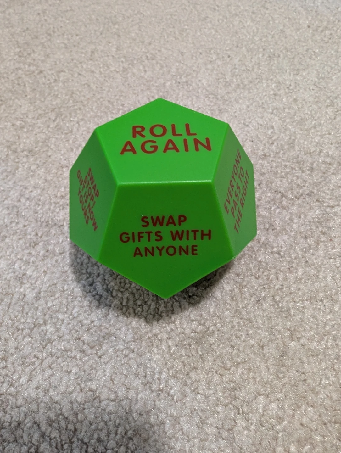 Gift Exchange Game Dice