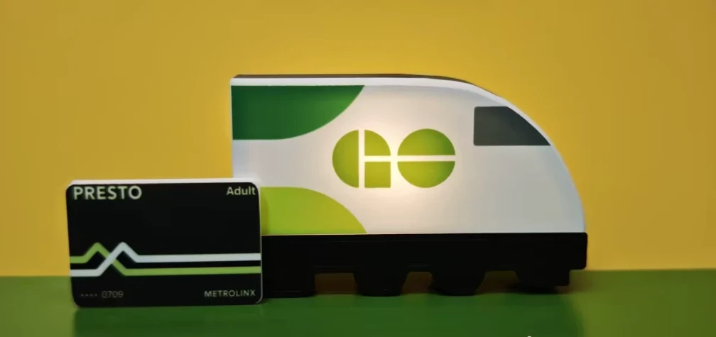 GO Train & Presto Card light Ornament Set new - photo 4
