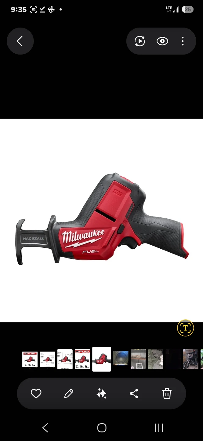 Milwaukee M12 HACKZALL Reciprocating Saw 2620-20 - photo 2