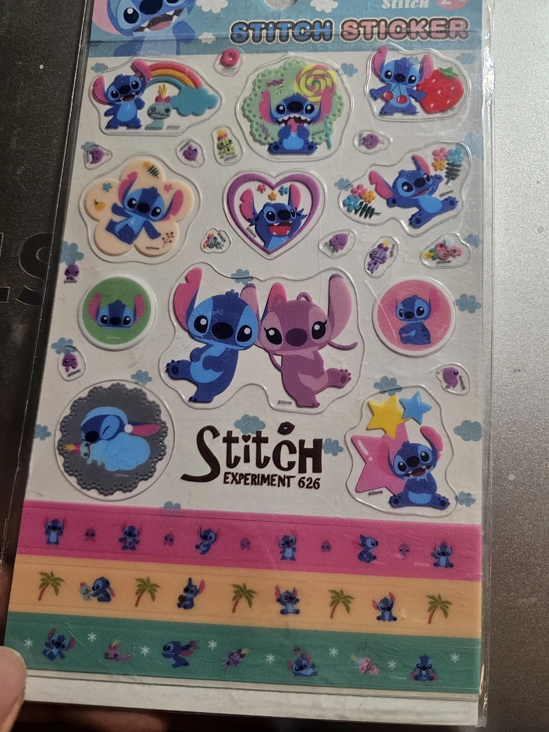 Disney Stitch Sticker Sheet