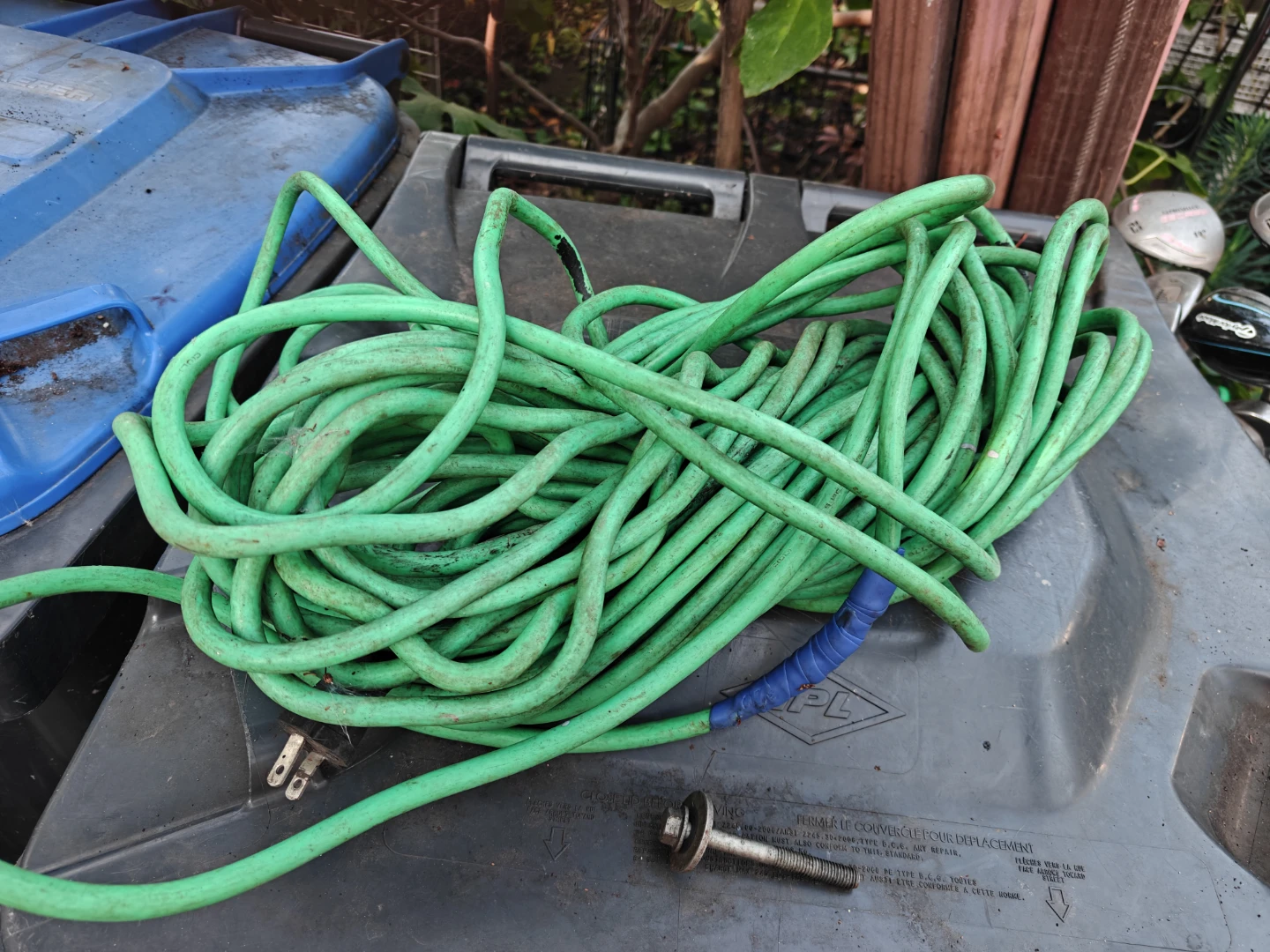 Green Extension Cord 14AWG - photo 3