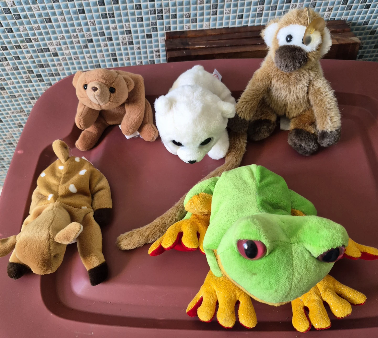 Set of 5  Plush Toys
