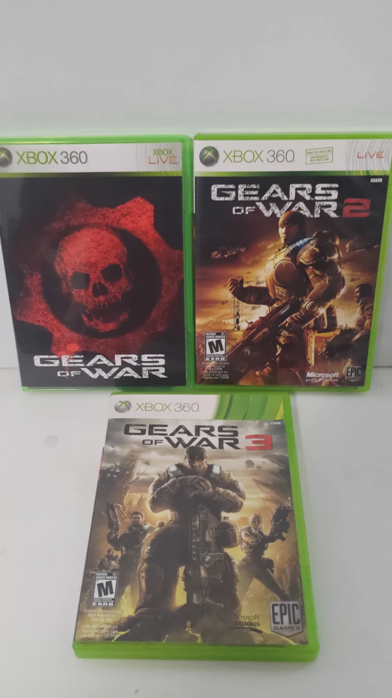 Gears of War 1, 2, and 3 for BUNDLE