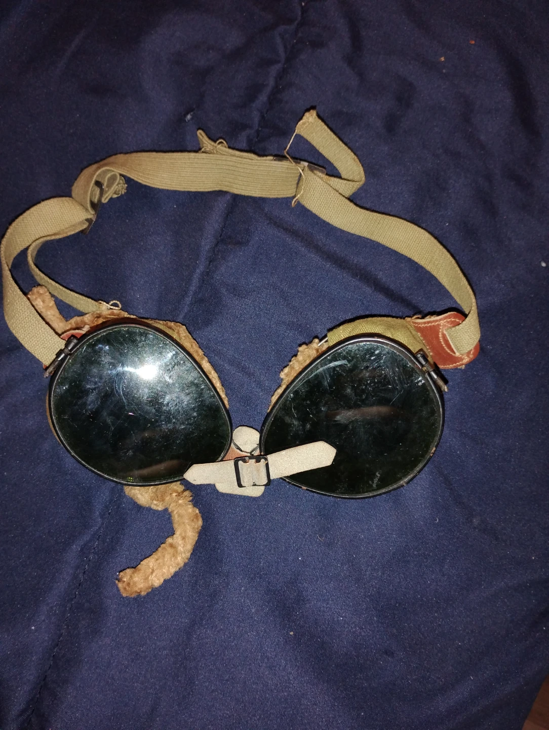 1940s WW2 Vintage Military Aviator Goggles