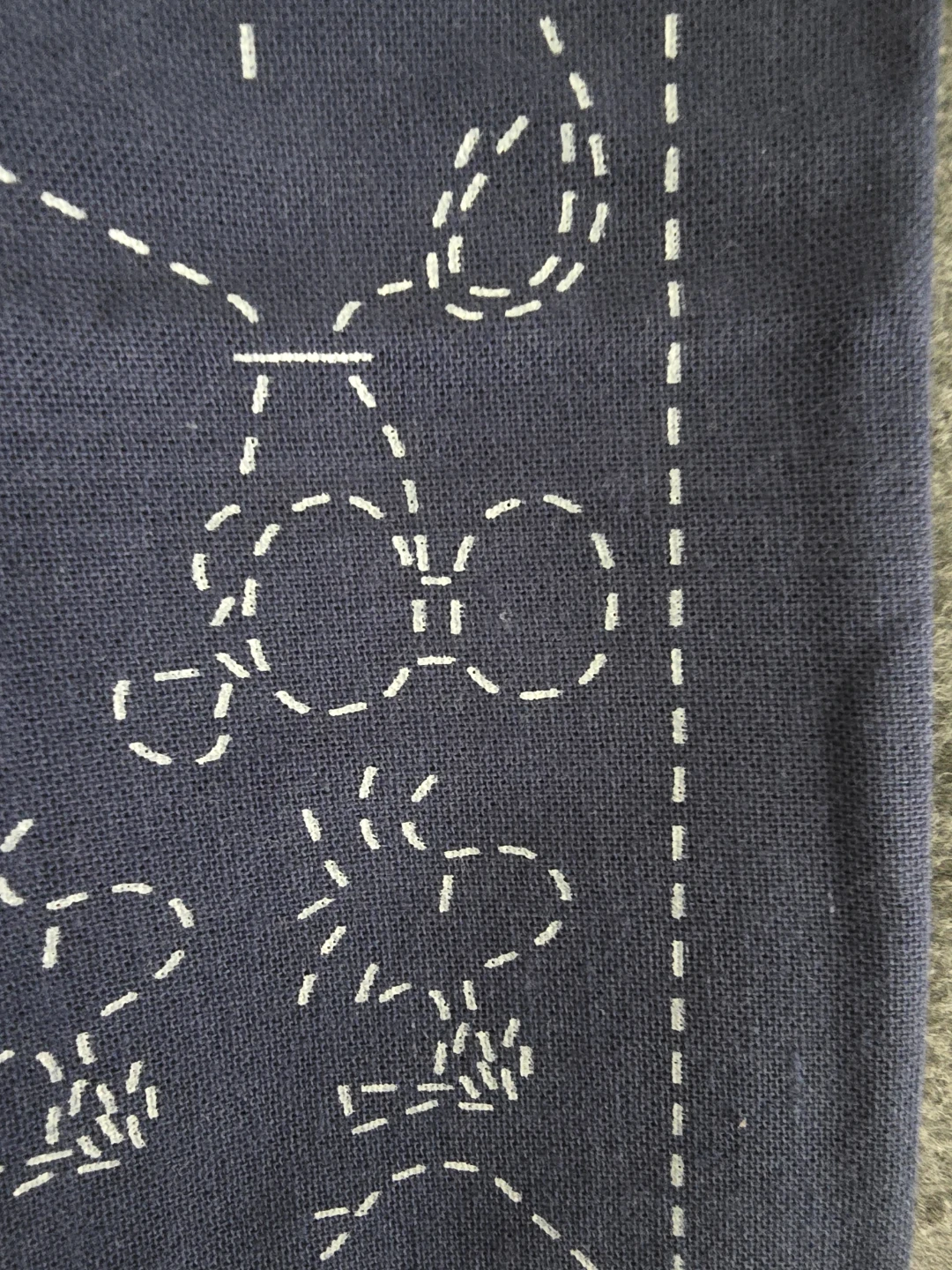 Japan New  Sashiko Peanuts Snoopy Blue - photo 4