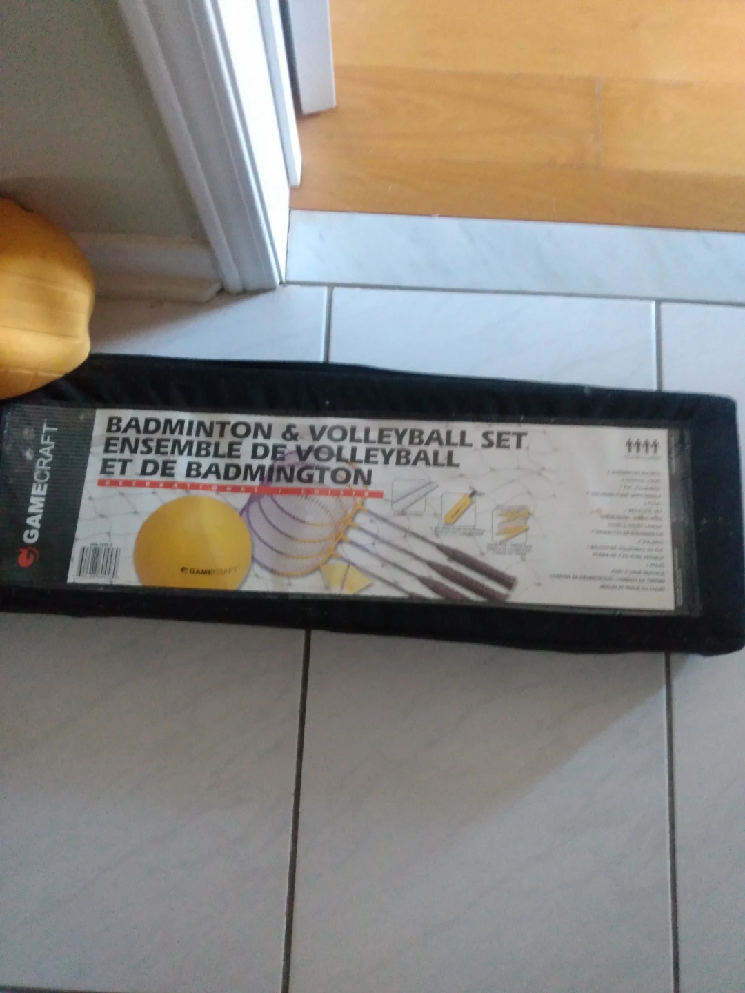 GameCraft Badminton and Volleyball Set