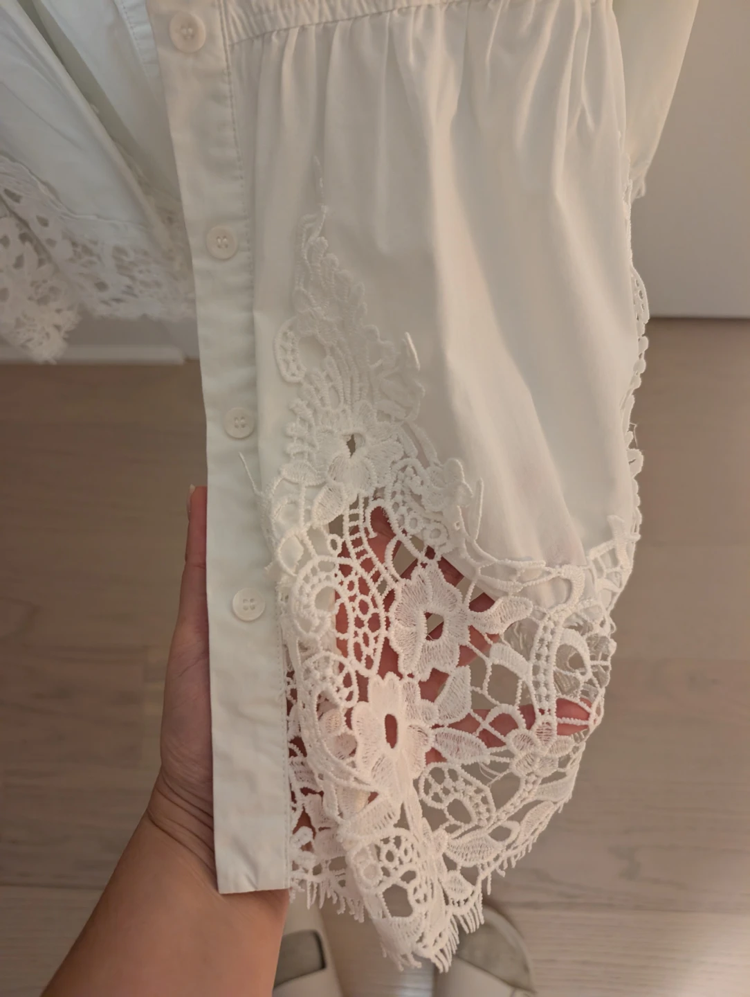 Choklate Paris White Lace Blouse - photo 3