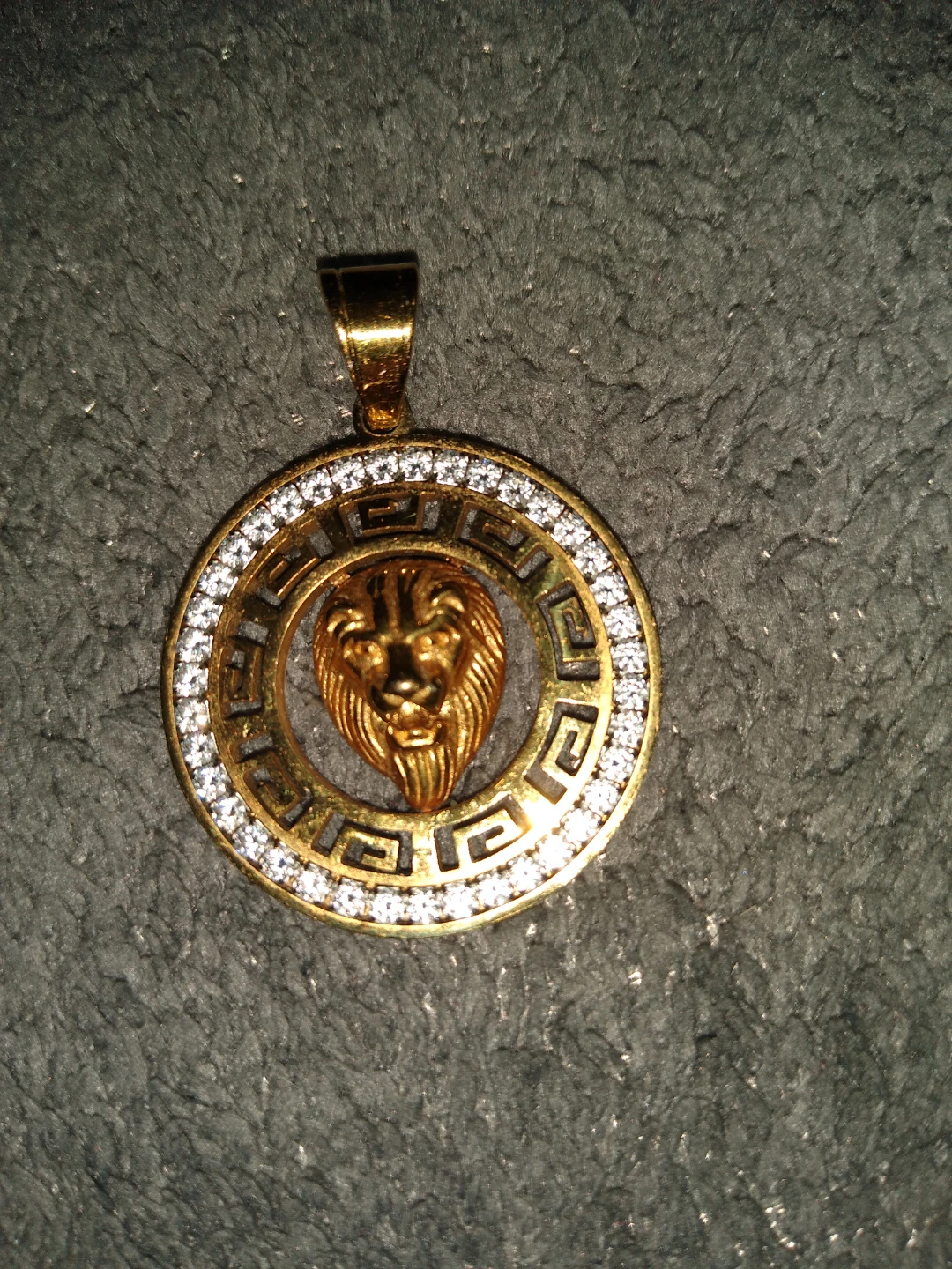 Gold-plated Versace pendant