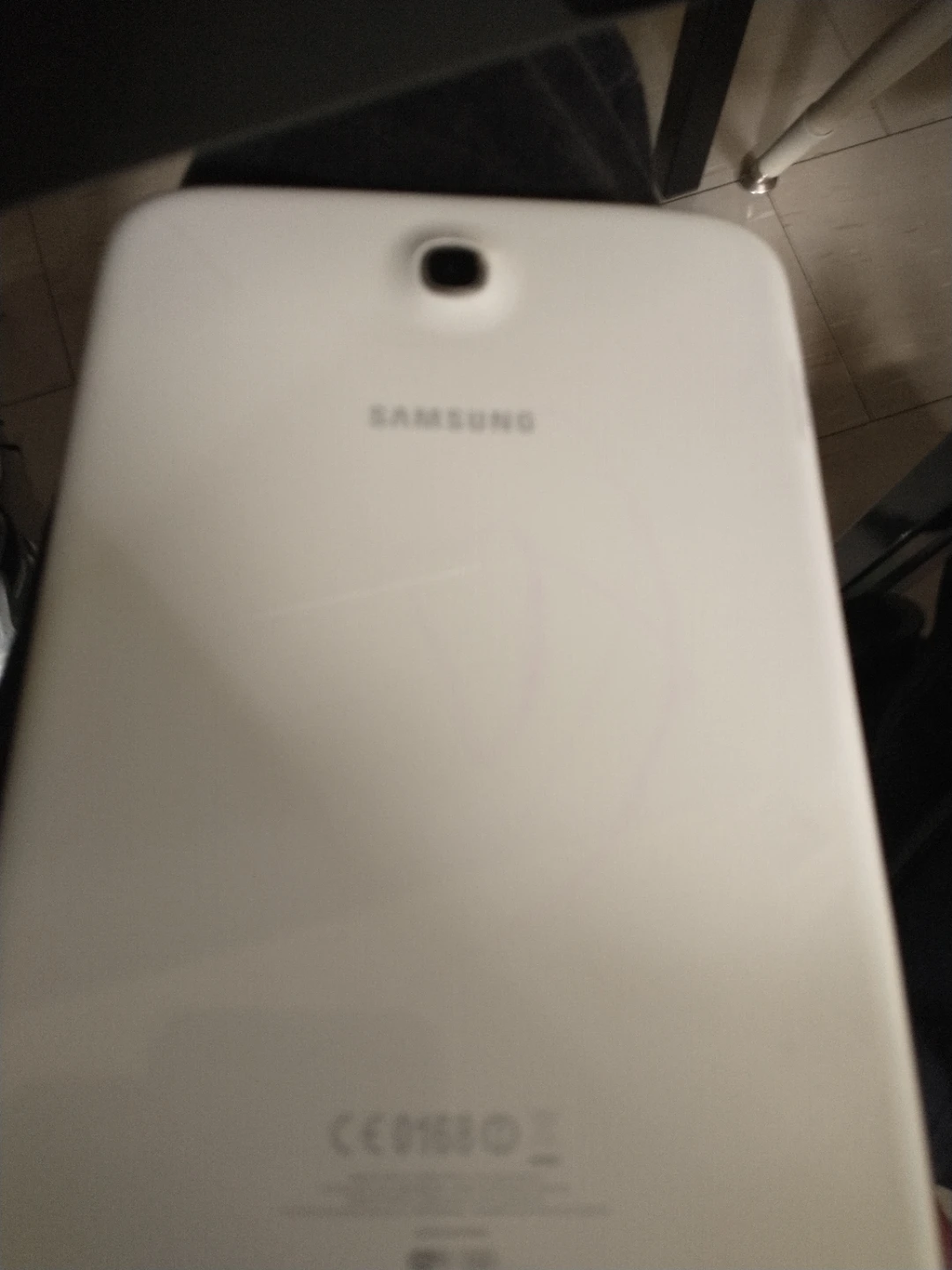 White Samsung Tablet