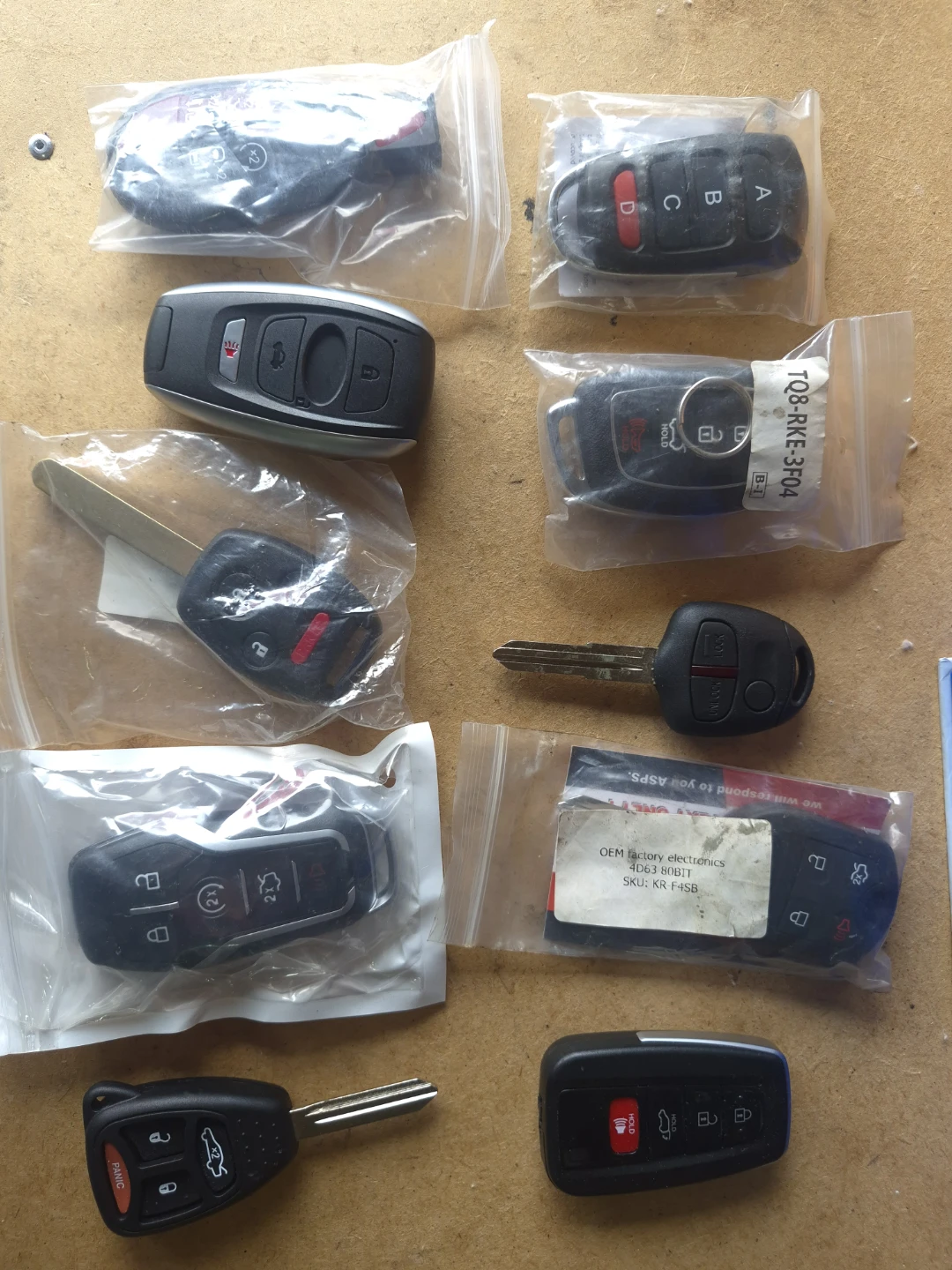 Collection of Assorted Automotive Key Fobs - photo 5