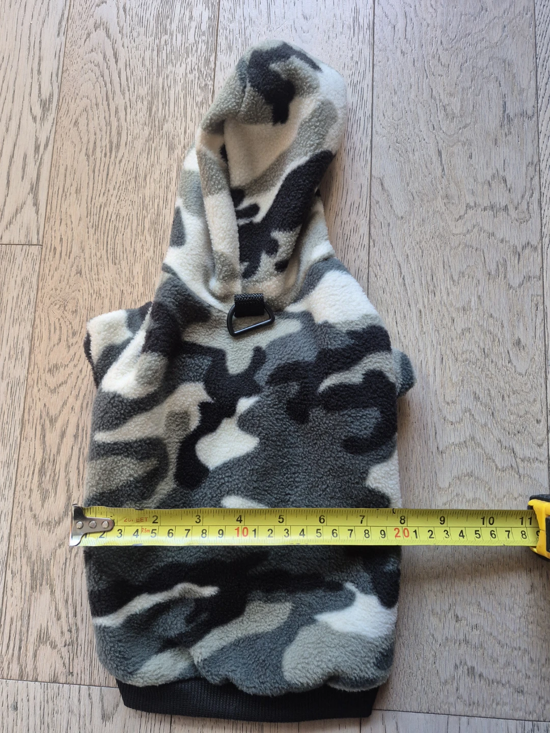Camo Fleece Dog Hoodie Size M - photo 5