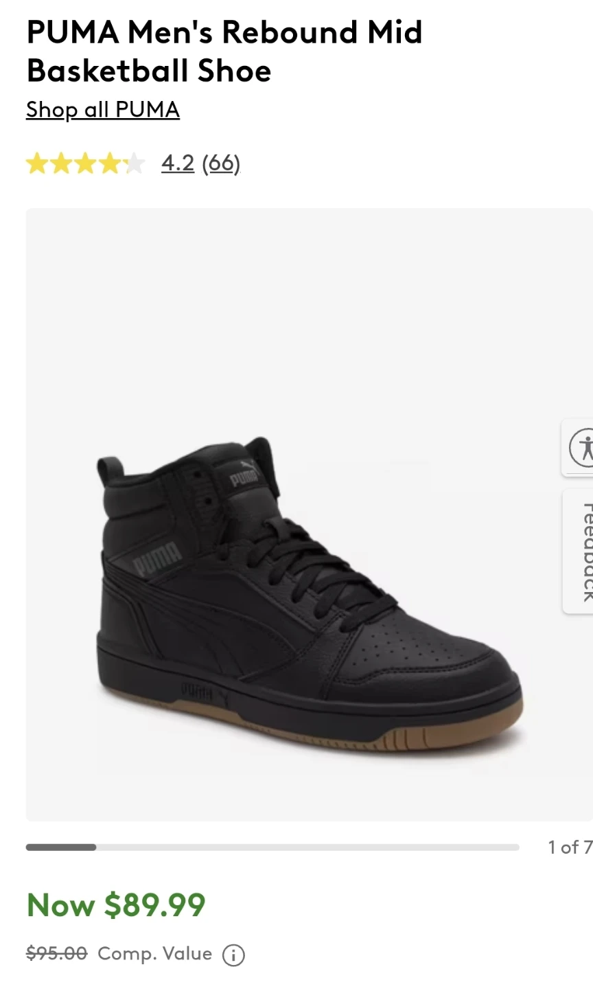 Puma Rebound Mid Basketball Shoes