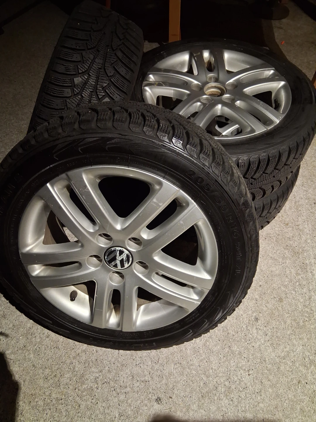 Nordman Winter Tires on Volkswagen Rims, like new. - photo 3